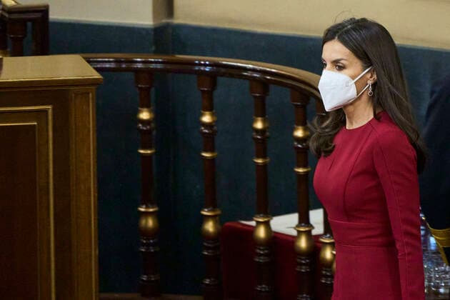 Entertainment Bilder des Tages 27-01-2022 Madrid Queen Letizia attend the presentation of the 13rd edition of the Luis Carandell awards for parliamentary journalism at the Senate palace in Madrid. Luis Carandell (1929-2002) was a Spanish journalist and writer. No Spain Â  Copyright: xPPEx