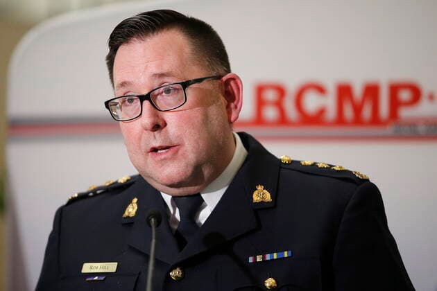 January 27, 2022, WINNIPEG, MANITOBA, CANADA: Manitoba RCMP Chief Superintendent Rob Hill, Criminal Operations Officer, provides an update and an identification of the four India citizens who died while crossing the Canada-U.S. border at D Division Headquarters in Winnipeg Thursday, January 27, 2022. Mounties are pleading for information surrounding the deaths of four Indian nationals whose bodies were found frozen in Manitoba near the Canada-U. S. border last week. WINNIPEG CANADA  - ZUMAc35_ 20220127_zaf_c35_043 Copyright: xJohnxWoodsx