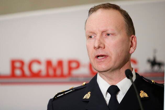 January 27, 2022, WINNIPEG, MANITOBA, CANADA: Manitoba RCMP Superintendent Rob Lasson, major crime services, provides investigation details at a press conference where they provided an update and an identification of the four India citizens who died while crossing the Canada-U.S. border at D Division Headquarters in Winnipeg Thursday, January 27, 2022. Mounties are pleading for information surrounding the deaths of four Indian nationals whose bodies were found frozen in Manitoba near the Canada-U. S. border last week. WINNIPEG CANADA  - ZUMAc35_ 20220127_zaf_c35_053 Copyright: xJohnxWoodsx