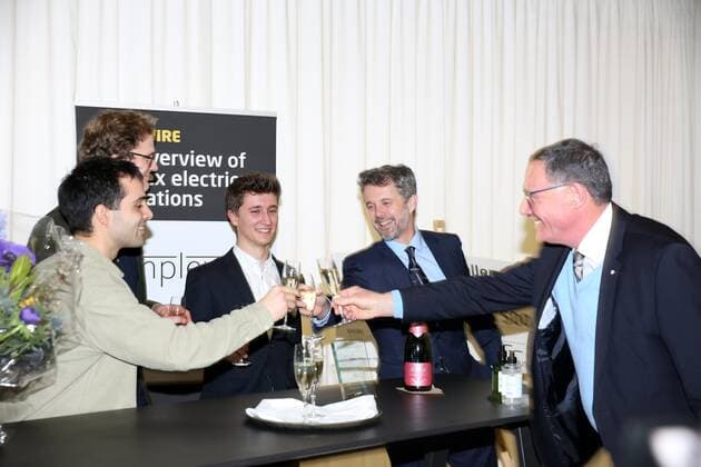 27-01-2022 Denmark Prince Frederik attend the award ceremony of the Industries Fonds Entrepreneurship Award 2021 at the Danish Tech Challenge Award Show. Â  Copyright: xPPEx