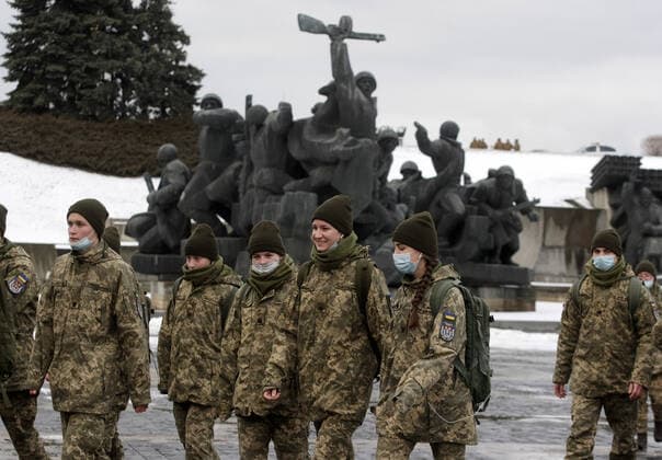 Daily Life In Ukraine Amid Russia Border Tensions People walk in the National Museum of the History of Ukraine in the Second World War in the capital Kyiv, Ukraine on 29 January 2022. Russia has deployed about 130,000 troops to the borders of Ukraine taking into account the naval and aviation component, the Ukrainian defense minister said. Kyiv Ukraine  Copyright: xSTRx originalFilename: sindeyev-notitle220129_npilN.jpg