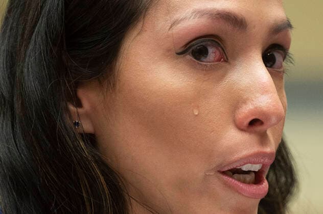News Bilder des Tages February 3, 2022, Washington, District of Columbia, USA: Ana Nunez, former Coordinator of Business Development & Client Service and Account Executive for the NFL™s Washington Football Team, testifies before the House Oversight Committee during a roundtable Examining the Washington Football Team™s Toxic Workplace Culture on Capitol Hill in Washington, DC, on February 3, 2022 Washington USA - ZUMAs152 20220203_zaa_s152_109 Copyright: xJimxWatsonx-xPoolxviaxCNPx