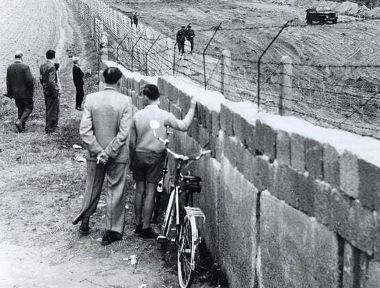 Here, on the Line Between the Outskirts of West Berlin (Left) and East Germany, the Communists Are Clearing a 100 Meter (330 Foot) Strip. In Distant Background is an East German Watchtower, from Which Armed Guards Cover the Border Area 1062_05_M_-12883-