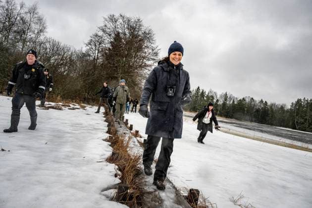 Bilder des Jahres 2022, Entertainment 02 Februar Entertainment Themen der Woche KW05 Entertainment Bilder des Tages Crown Princess Victoria visits Farnebofjarden National Park (Swedish: Färnebofjärdens nationalpark) in Gavleborg County, Sweden, on Feb. 04, 2022. GYSINGE BRUK SWEDEN x9110x *** Crown Princess Victoria visits Farnebofjarden National Park Swedish Färnebofjärdens nationalpark in Gavleborg County, Sweden, on Feb 04, 2022 GYSINGE BRUK SWEDEN x9110x,  Copyright: xUlfxPalm TTx CROWN PRINCESS NATIONAL PARK