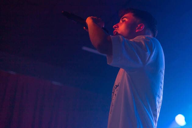 Pole performs live in Seville, Spain. Seville, Spain. 4th, February 2022. The Spanish singer Pole performs a live concert at Sala X in Seville. Seville Andalusia Spain  Copyright: xGonzalesxPhoto MarioxDiazxRaserox
