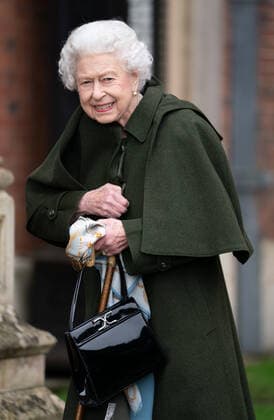 . 05 02 2022. Sandringham, United Kingdom. Queen Elizabeth II leaving a reception at Sandringham House in Norfolk, United Kingdom, on the eve of Accession Day, when she will mark 70 years on the throne.  xi-Imagesx xPoolx IIM-23075-0026