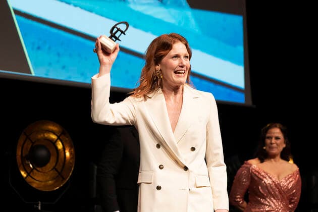This years female supporting role in the TV series Iben Dorner for The Chestnut Man ROBERT The prizes will be awarded to Camilla Bendix at the Tivoli Hotel Congress Center on Saturday 5 February 2022, Copenhagen Denmark  Copyright: ClausxBechx Cop102 spdk20220205-201453-L