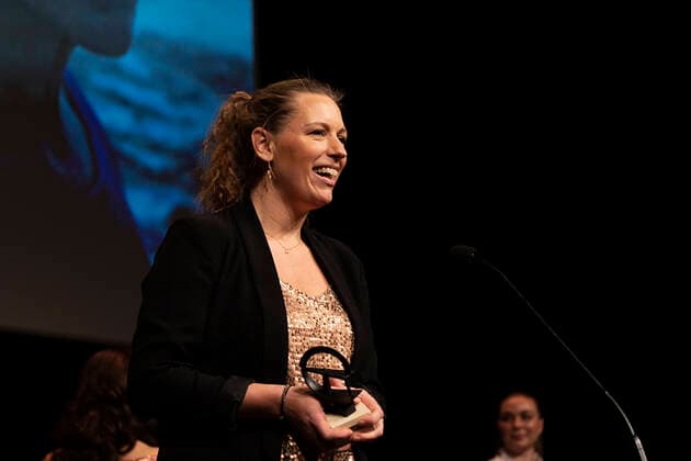 This years non-English language film will be Nomadland Instr ChloÃ Zhao, Distr The Walt Disney Company Nordic ROBERT the prizes will be with Camilla Bendix which has been handed out in Tivoli Hotel Congress Center on Saturday 5 February 2022, Copenhagen Denmark  Copyright: ClausxBechx Cop102 spdk20220205-221920-L