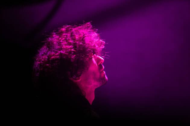Spain: MC Nach (Ignacio Fornés) live show Pianist Dani Catalá during MC Nach live show in Madrid included in Inverfest 2022 agenda at Teatro Circo Price in Madrid. February 5th 2022. Madrid Madrid Spain Copyright: JuanxCarlosxGarcíaxMate
