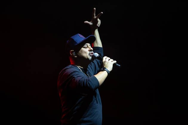 Spain: MC Nach (Ignacio Fornés) live show MC Nach (Ignacio Fornés) during his live show in Madrid included in Inverfest 2022 agenda at Teatro Circo Price in Madrid. February 5th 2022. Madrid Madrid Spain Copyright: JuanxCarlosxGarcíaxMate
