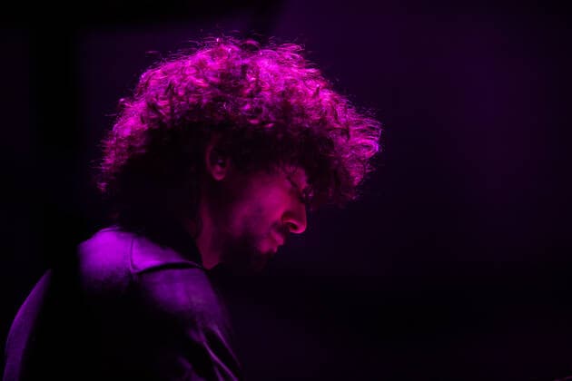Spain: MC Nach (Ignacio Fornés) live show Pianist Dani Catalá during MC Nach live show in Madrid included in Inverfest 2022 agenda at Teatro Circo Price in Madrid. February 5th 2022. Madrid Madrid Spain Copyright: JuanxCarlosxGarcíaxMate