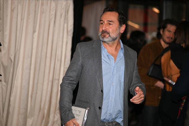 Frankreich, nationaler Filmpreis Cesar - Bekanntgabe der Nominierungen Gilles Lellouche - Dejeuner des nommes aux Cesar 2022 au Fouquet s a Paris CELEBRITES : Dejeuner des nommes aux Cesar 2022 au Fouquet s - Paris - 06 02 2022 LionelUrman Panoramic 