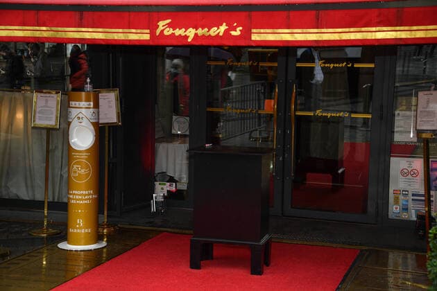 Frankreich, nationaler Filmpreis Cesar - Bekanntgabe der Nominierungen Dejeuner des nommes aux Cesar 2022 au Fouquet s a Paris CELEBRITES : Dejeuner des nommes aux Cesar 2022 au Fouquet s - Paris - 06 02 2022 LionelUrman Panoramic 