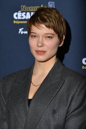 Frankreich, nationaler Filmpreis Cesar - Bekanntgabe der Nominierungen Lea Seydoux - Dejeuner des nommes aux Cesar 2022 au Fouquet s a Paris CELEBRITES : Dejeuner des nommes aux Cesar 2022 au Fouquet s - Paris - 06 02 2022 LionelUrman Panoramic 