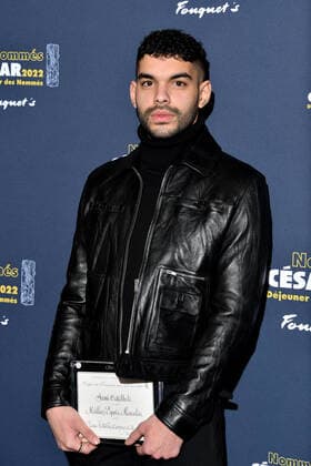 Sami Outalbali - Dejeuner des nommes aux Cesar 2022 au Fouquet s a Paris CELEBRITES : Dejeuner des nommes aux Cesar 2022 au Fouquet s - Paris - 06 02 2022 LionelUrman Panoramic 