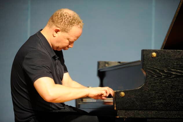 Der amerikanische Jazz-Pianist Craig Taborn im Kunstmuseum Bochum. The American jazz pianist Craig Taborn at the Kunstmuseum Bochum. Bochum NRW DEU;DE;GERMANY;DEUTSCHLAND;ALLEMAGNE