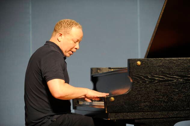 Der amerikanische Jazz-Pianist Craig Taborn im Kunstmuseum Bochum. The American jazz pianist Craig Taborn at the Kunstmuseum Bochum. Bochum NRW DEU;DE;GERMANY;DEUTSCHLAND;ALLEMAGNE