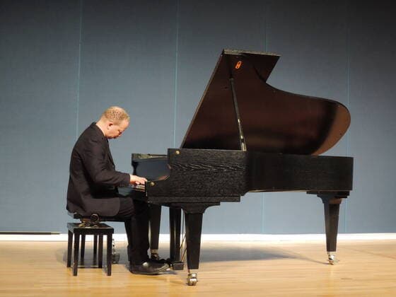 Der amerikanische Jazz-Pianist Craig Taborn im Kunstmuseum Bochum. The American jazz pianist Craig Taborn at the Kunstmuseum Bochum. Bochum NRW DEU;DE;GERMANY;DEUTSCHLAND;ALLEMAGNE