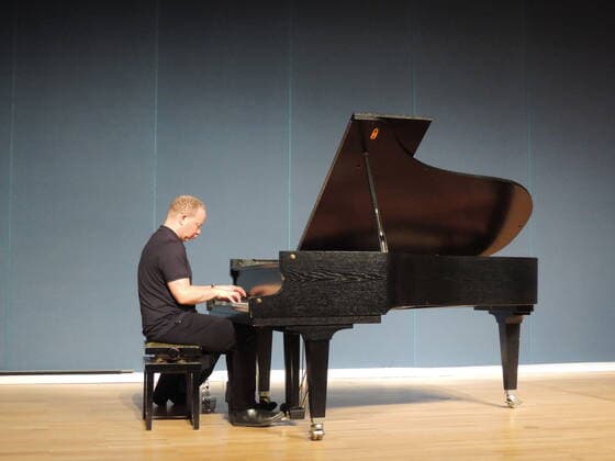 Der amerikanische Jazz-Pianist Craig Taborn im Kunstmuseum Bochum. The American jazz pianist Craig Taborn at the Kunstmuseum Bochum. Bochum NRW DEU;DE;GERMANY;DEUTSCHLAND;ALLEMAGNE