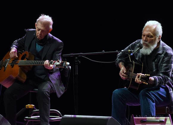 February 8, 2022, Orlando, Florida, United States: Jack Casady (L) and Jorma Kaukonen of Hot Tuna perform at The Plaza Live in Orlando. Casady and Kaukonen are founding members of the psychedelic rock band, Jefferson Airplane. Orlando United States - ZUMAs197 20220208_zaa_s197_346 Copyright: xPaulxHennessyx