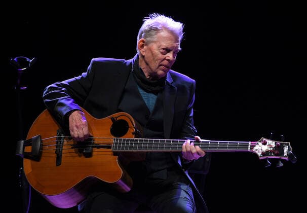 February 8, 2022, Orlando, Florida, United States: Jack Casady of Hot Tuna performs at The Plaza Live in Orlando. Casady and Hot Tuna band member Jorma Kaukonen are founding members of the psychedelic rock band, Jefferson Airplane. Orlando United States - ZUMAs197 20220208_zaa_s197_349 Copyright: xPaulxHennessyx