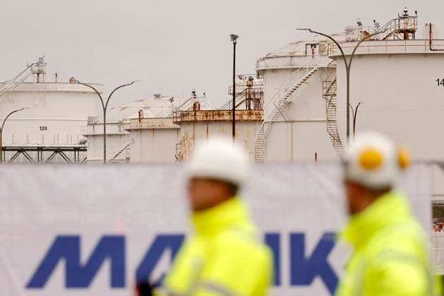 Impression des Baustellenbereichs bei der Eröffnung der Baustelle für Deutschlands größte Anlage zur Herstellung von Bio-Flüssiggas auf dem Gelände des Shell Energy an Chemicals Park Rheinland . Köln, 09.02.2022 Foto:xC.xHardtx xFuturexImage