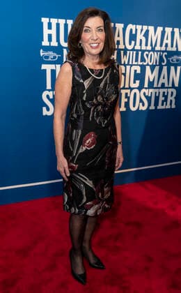 NY: Opening night for musical The Music Man Governor Kathy Hochul attends the opening night of The Music Man on Broadway at Winter Garden Theatre New York New York United States Copyright: LevxRadin
