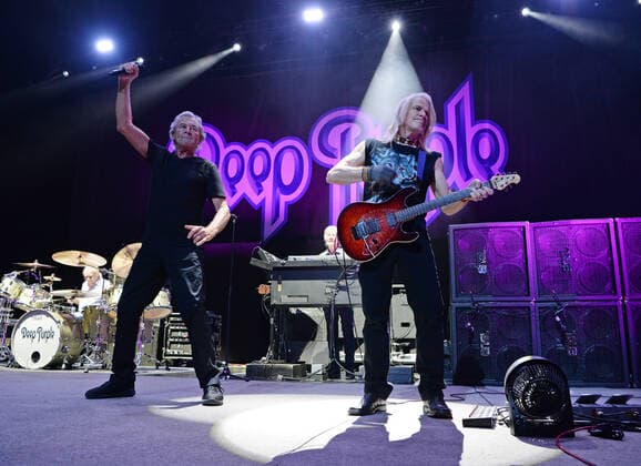 HOLLYWOOD, FL - FEBRUARY 10: Deep Purple performs during opening night of their US Tour at the Seminole Hard Rock Hotel & Casino on February 10, 2022 in Hollywood, Florida. Copyright: xmpi04x