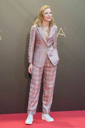 February 12, 2022, Madrid, Madrid, Spain: Cate Blanchett attends a photocall as winner of International Goya Award 2022 during 36th Goya Awards at Palau de les Arts Reina SofoÂ­a on February 12, 2022 in Valencia, Spain Madrid Spain - ZUMAg15_ 20220212_zaf_g15_001 Copyright: xJackxAbuinx