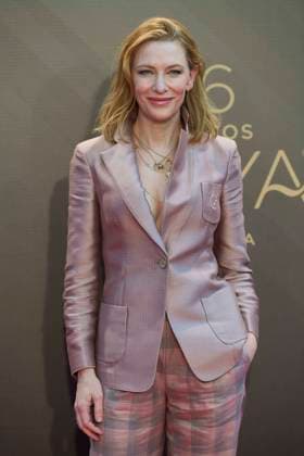 February 12, 2022, Madrid, Madrid, Spain: Cate Blanchett attends a photocall as winner of International Goya Award 2022 during 36th Goya Awards at Palau de les Arts Reina SofoÂ­a on February 12, 2022 in Valencia, Spain Madrid Spain - ZUMAg15_ 20220212_zaf_g15_004 Copyright: xJackxAbuinx