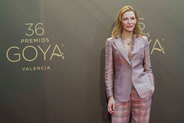 February 12, 2022, Madrid, Madrid, Spain: Cate Blanchett attends a photocall as winner of International Goya Award 2022 during 36th Goya Awards at Palau de les Arts Reina SofoÂ­a on February 12, 2022 in Valencia, Spain Madrid Spain - ZUMAg15_ 20220212_zaf_g15_006 Copyright: xJackxAbuinx