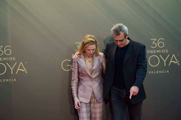 February 12, 2022, Madrid, Madrid, Spain: Cate Blanchett, Mariano Barroso attends a photocall as winner of International Goya Award 2022 during 36th Goya Awards at Palau de les Arts Reina SofoÂ­a on February 12, 2022 in Valencia, Spain Madrid Spain - ZUMAg15_ 20220212_zaf_g15_024 Copyright: xJackxAbuinx