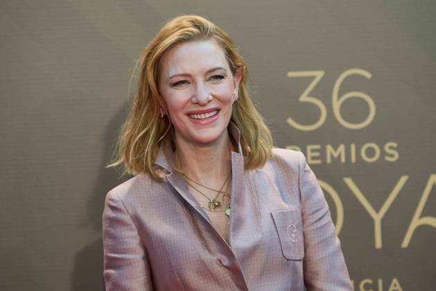 February 12, 2022, Madrid, Madrid, Spain: Cate Blanchett attends a photocall as winner of International Goya Award 2022 during 36th Goya Awards at Palau de les Arts Reina SofoÂ­a on February 12, 2022 in Valencia, Spain Madrid Spain - ZUMAg15_ 20220212_zaf_g15_030 Copyright: xJackxAbuinx