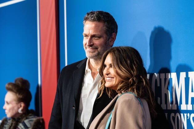 February 11, 2022, New York, NY, USA: PETER HERMANN and MARISKA HARGITAY attend the opening night of Ã¢â‚¬oeThe Music ManÃ¢â‚¬Â on Broadway at The Winter Garden Theater,.New York City.February 10, 2022. New York USA - ZUMAms4_ 20220211_zaf_ms4_039 Copyright: xSoniaxMoskowitzxGordonx