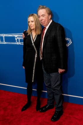 February 11, 2022, New York, NY, USA: IMOGEN LLOYD and ANDREW LLOYD WEBBER at the opening night of Ã¢â‚¬oeThe Music ManÃ¢â‚¬Â on Broadway at The Winter Garden Theater,.New York City.February 10, 2022. New York USA - ZUMAms4_ 20220211_zaf_ms4_050 Copyright: xSoniaxMoskowitzxGordonx