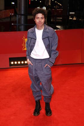 Joao Unes Monteiro, the actor arriving for the European Shooting Stars award ceremony at the 72 Berlinale International Film Festival in Berlin on 13 02 2022 European Shooting Stars 2022 award ceremony in Berlin
