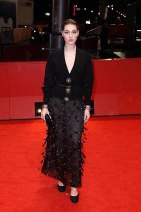 Anamaria Vartolomei, the actress arriving for the European Shooting Stars award ceremony at the 72 Berlinale International Film Festival in Berlin on 13 02 2022 European Shooting Stars 2022 award ceremony in Berlin