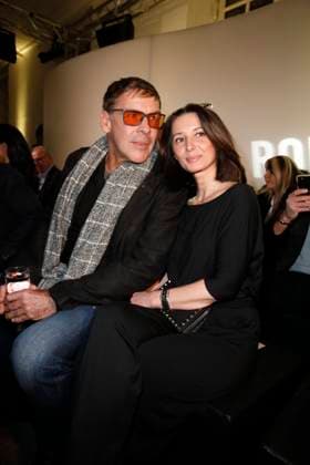 Sascha Hehn mit Freundin Gloria Krass RODENSTOCK Eye Wear Show am 12. Januar 2018 im m Haus der Kunst in München *** Sascha Hehn with Girlfriend Gloria Krass Rodenstock Eye Wear Show on 12 January 2018 at M House the Art in Munich Copyright: xVISTAPRESSx xG.xChlebarov