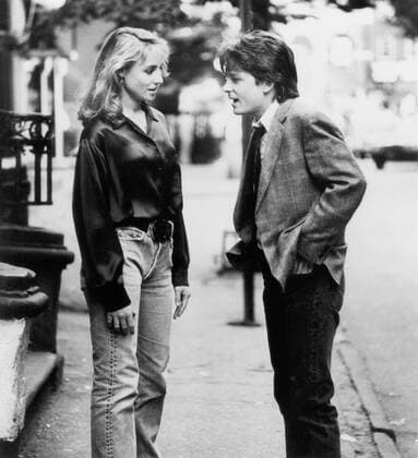 July 19, 2020, USA: Tracy Pollen, Michael J. Fox, on-set of the Film, Bright Lights, Big City , United Artists, 1988 USA - ZUMAg145 20200719_zza_g145_011 Copyright: xJtxVintagex