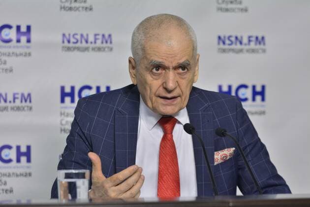 Briefing by Gennady Onishchenko on new strains of the coronovirus. Agency National News Service, Moscow February 16, 2022. In the photo: Gennady Onishchenko. Photo: Pavel Kashaev PavelxKashaev