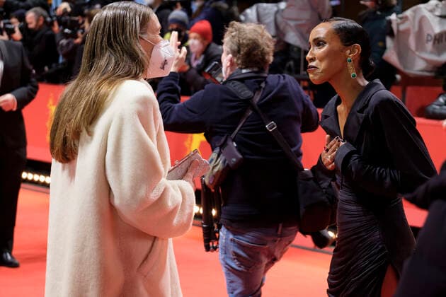 Germany: Berlinale 2022 Red Carpet before Prize Gala at Berlinale 2022, Hadnet Tesfai Berlin Berlin Germany Copyright: BeataxSiewicz