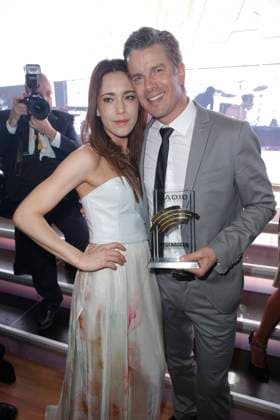 Markus Lanz mit Ehefrau Angela Gessmann Radio Regenbogen Award 2013 am 19. April 2013 im Europa-Park in Rust *** Markus Lanz with Wife Angela GESSMANN Radio Rainbow Award 2013 on 19 April 2013 at Europe Park in Rust Copyright: x