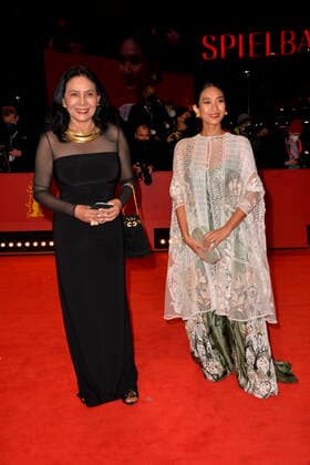 Jais Darga and Happy Salma closing ceremony Berlinale 2022 Berlinale Palast International Film Festival Berlinale 2022 Berlin 16 02 2022