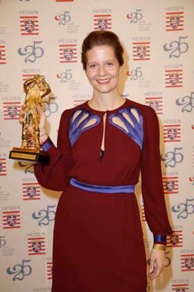 Sonja hot Award winner best Directed by 25 Hessischer Film and cinema award 2014 on 10 October 2014 in the Old Opera in Frankfurt Copyright: x