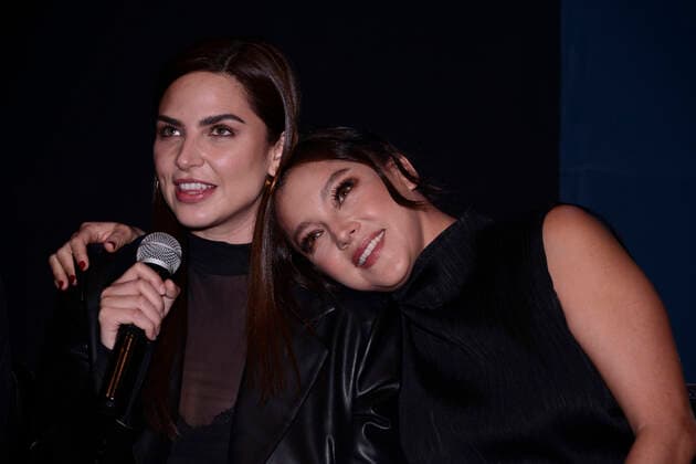 Prueba Perfecta Theater Press Conference MEXICO CITY, MEXICO - FEB 17, 2022: Actress Estefania Hinojosa and Sara Maldonado during the press conference of the Prueba Perfecta theater play at Foro Shakespeare. On February 17, 2022 in Mexico City, Mexico. (Photo by Carlos Tischler Eyepix Group) Copyright: xCarlosxTischlerx xEyepixxGroupx EYEPIX_CT_17022022_56020