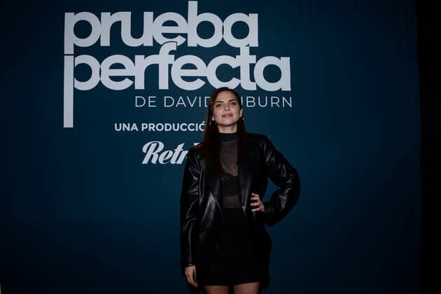 Prueba Perfecta Theater Press Conference MEXICO CITY, MEXICO - FEB 17, 2022: Actress Estefania Hinojosa poses for photos during the press conference of the Prueba Perfecta theater play at Foro Shakespeare. On February 17, 2022 in Mexico City, Mexico. (Photo by Carlos Tischler Eyepix Group) Copyright: xCarlosxTischlerx xEyepixxGroupx EYEPIX_CT_17022022_56042