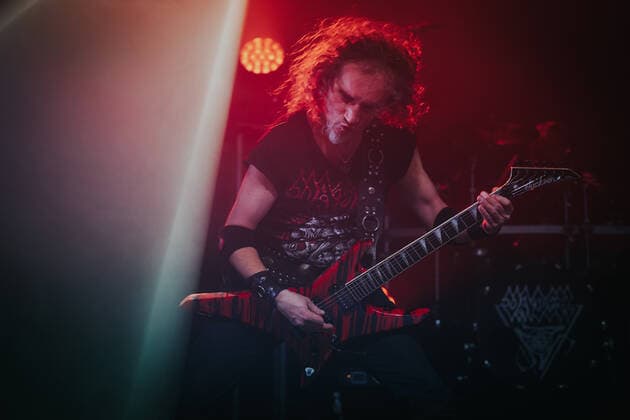 February 17, 2022, Wroclaw, Wroclaw, Poland: In the A2 club in WrocAöaw, the legendary metal group Vader started a tour in Poland. The tour includes 10 concerts and is called The Awakening of the Tyrants in pic: Marek Pajak Wroclaw Poland - ZUMAz123 20220217_zip_z123_021 Copyright: xKrzysztofxZatyckix