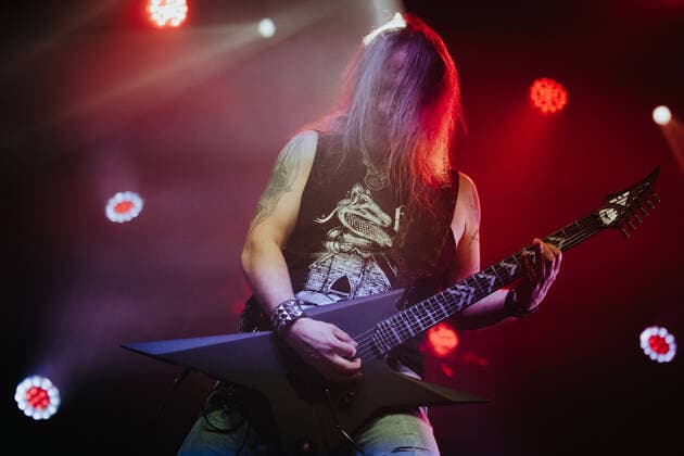 February 17, 2022, Wroclaw, Wroclaw, Poland: In the A2 club in WrocAöaw, the legendary metal group Vader started a tour in Poland. The tour includes 10 concerts and is called The Awakening of the Tyrants in pic: Piotr Wiwczarek Wroclaw Poland - ZUMAz123 20220217_zip_z123_022 Copyright: xKrzysztofxZatyckix