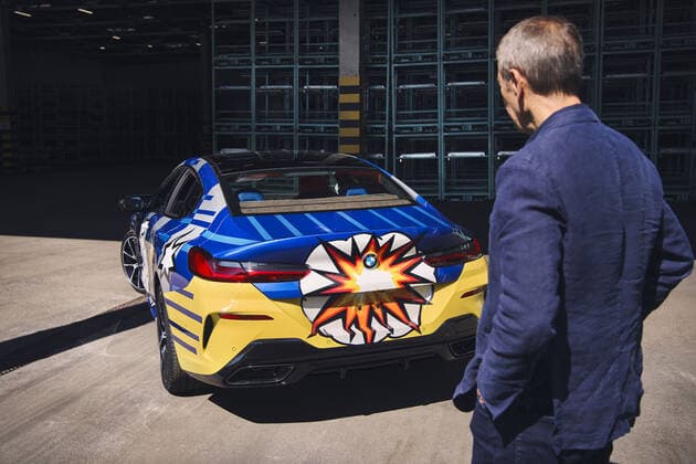 BMW have teamed up with artist Jeff Koons to create an exclusive version of their M850i xDrive Gran CoupÃ . Only 99 of the 8 X JEFF KOONS, the most elaborately designed vehicle in all of BMW s history will be made. The car is being presented to a global audience for the first time on the occasion of Frieze Los Angeles, which runs from 17-20 February. Its striking pop art inspired design combines eleven different exterior colors ranging from blue to silver as well as from yellow to black. In a statement, Koons said: My edition of the BMW 8 Series is my dream car! It is very special to me and I?ve wanted to create a special edition BMW for a long time. It is sporty and flashy as well as minimalist and conceptual. I can?t wait to driv Copyright: xEnesxKucevicxPhotographyx 51182833 EDITORIAL USE ONLY. NOT FOR USE BY NEWSPAPERS BASED IN THE UK.