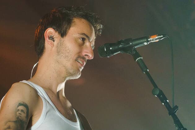February 19, 2022, Madrid, Spain: Singer David Ruiz of the group La M.O.D.A performs during the concert at the Sala La Riviera in Madrid. Madrid Spain - ZUMAs197 20220219_zaa_s197_178 Copyright: xAtilanoxGarciax